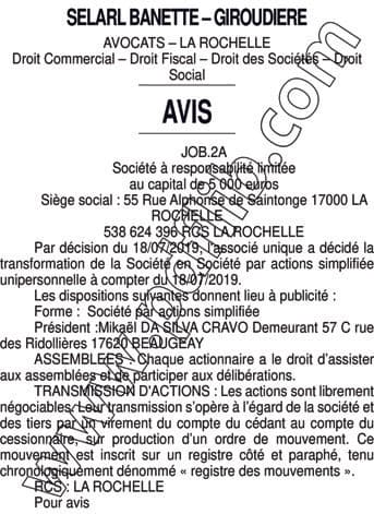Contenu publication