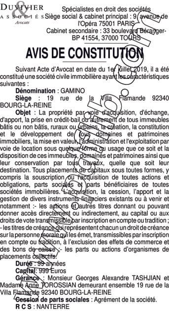 Contenu publication