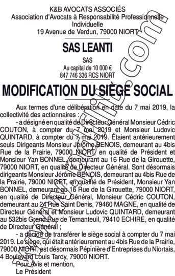 Contenu publication