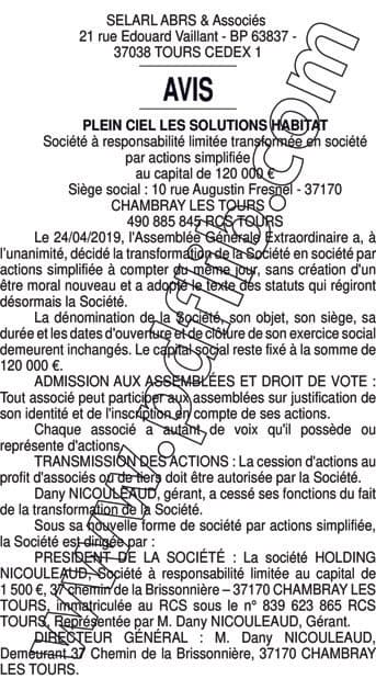 Contenu publication