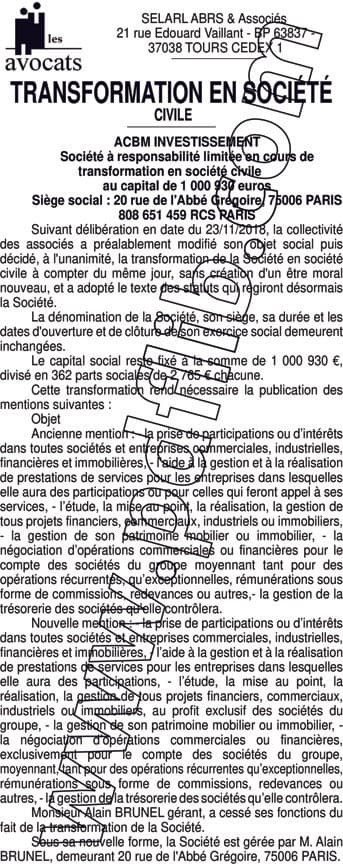 Contenu publication
