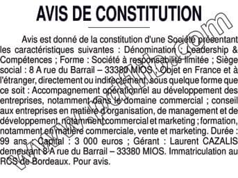 Contenu publication