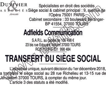 Contenu publication