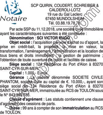 Contenu publication