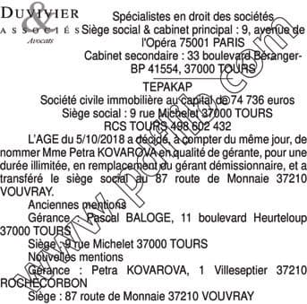 Contenu publication