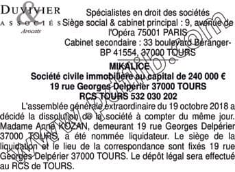 Contenu publication