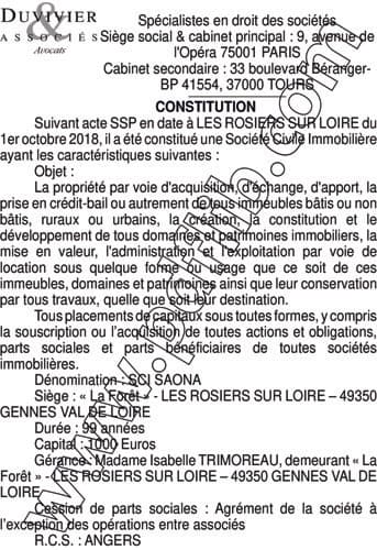 Contenu publication