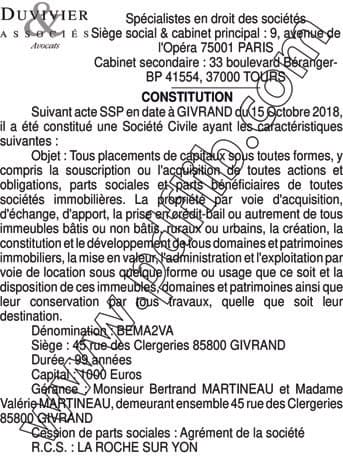 Contenu publication