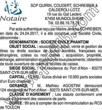 Contenu publication