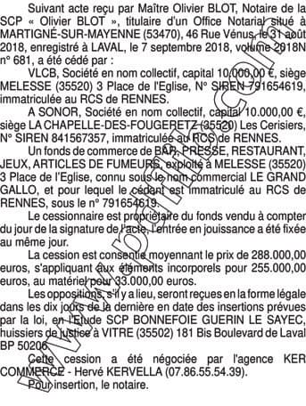 Contenu publication