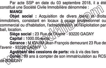 Contenu publication