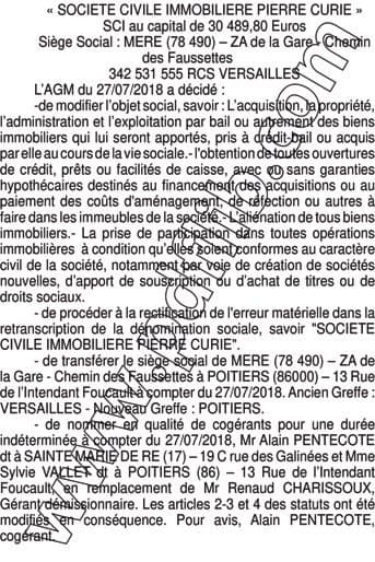Contenu publication