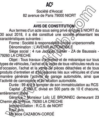 Contenu publication
