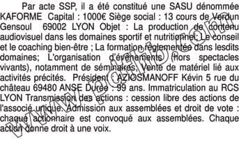 Contenu publication