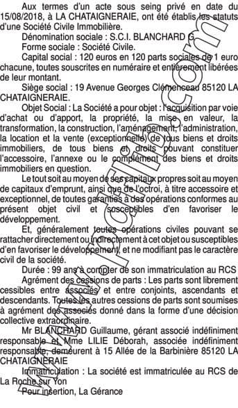 Contenu publication
