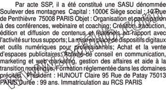 Contenu publication