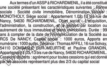 Contenu publication