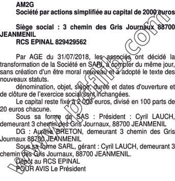 Contenu publication