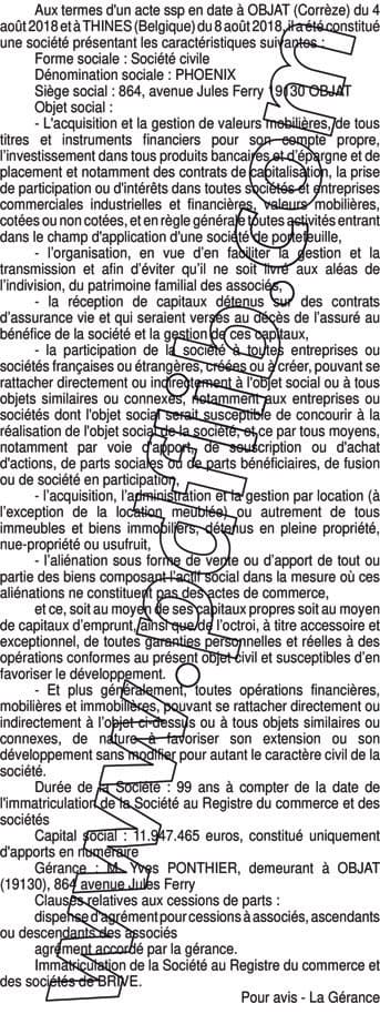 Contenu publication