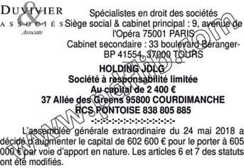 Contenu publication