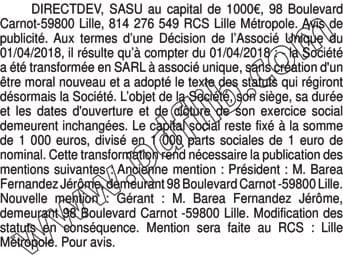 Contenu publication
