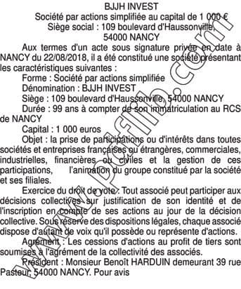 Contenu publication