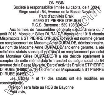 Contenu publication