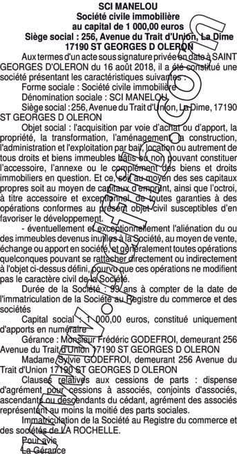 Contenu publication