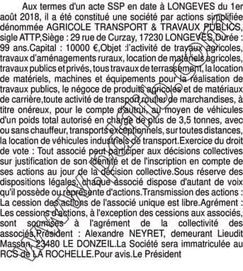 Contenu publication
