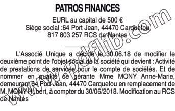 Contenu publication