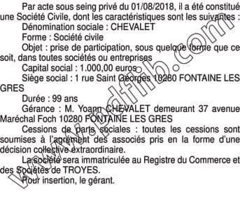 Contenu publication