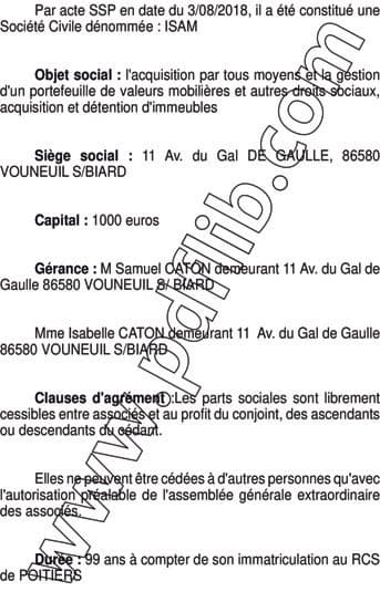 Contenu publication
