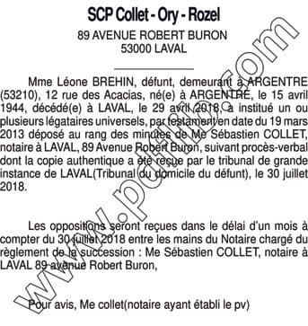 Contenu publication