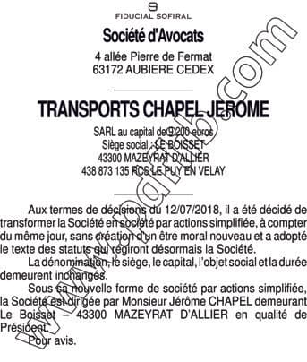 Contenu publication