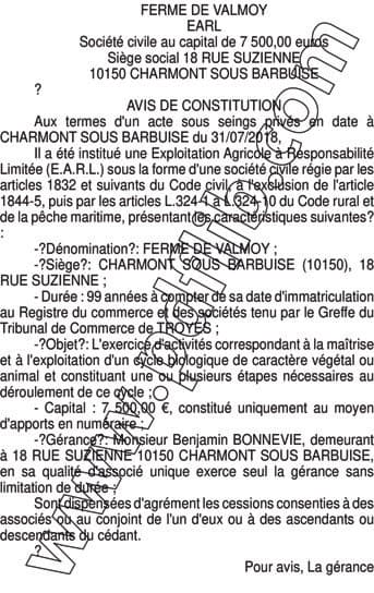 Contenu publication