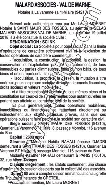 Contenu publication