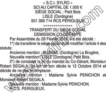 Contenu publication