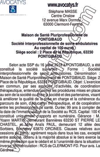 Contenu publication