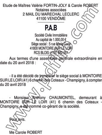 Contenu publication