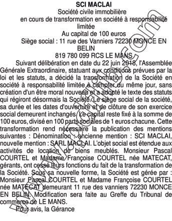 Contenu publication