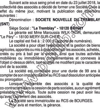 Contenu publication