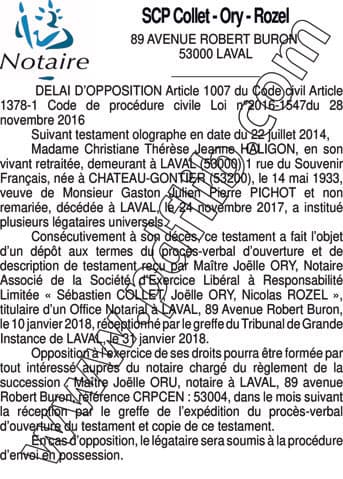 Contenu publication
