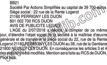Contenu publication