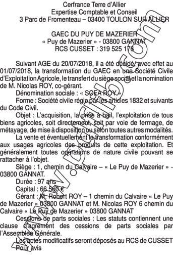 Contenu publication