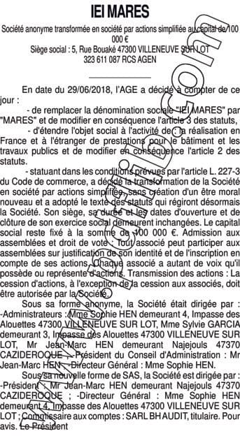 Contenu publication