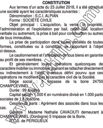 Contenu publication
