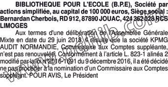 Contenu publication