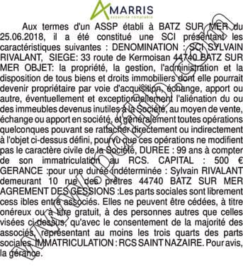 Contenu publication
