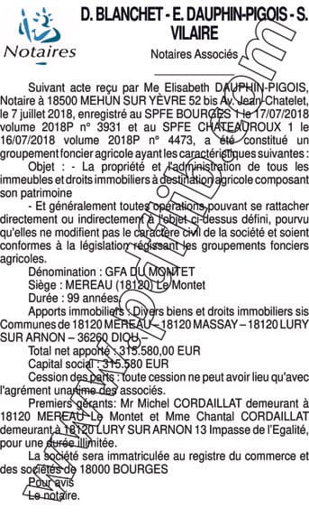 Contenu publication