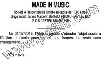 Contenu publication